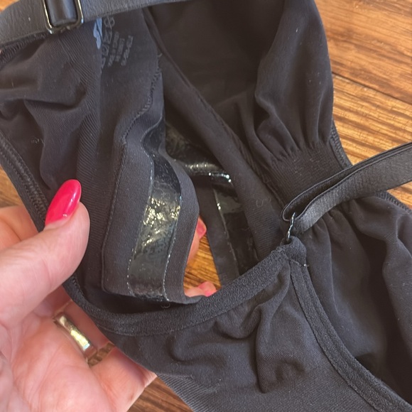 SKIMS Sculpting Bralette wireless black onyx lots of stretch adj straps size S - Picture 5 of 8
